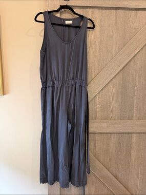 Bella Dahl Slate Blue Scoop Neck Top